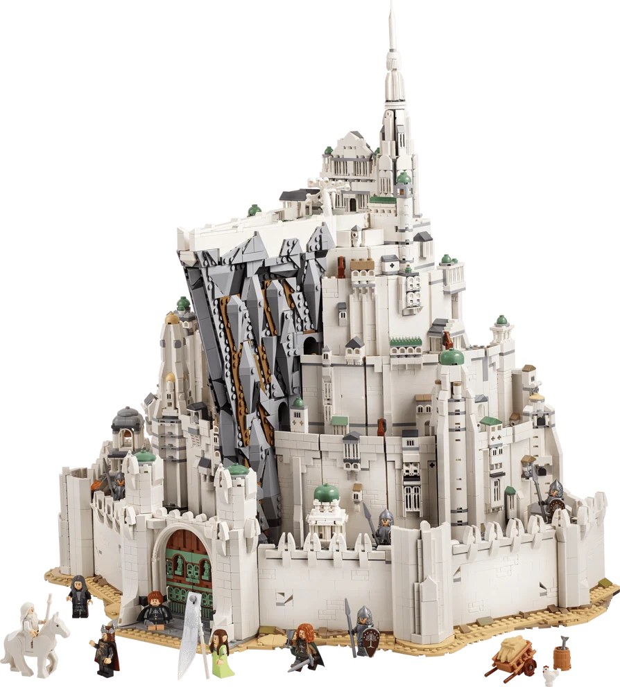 Cover image for LEGO Icons Minas Tirith Review: The White City in 8,278 Pieces
